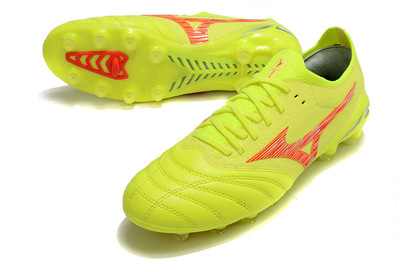 Chuteira Campo Mizuno Morelia Neo 4 FG Elite + Brindes Exclusivos